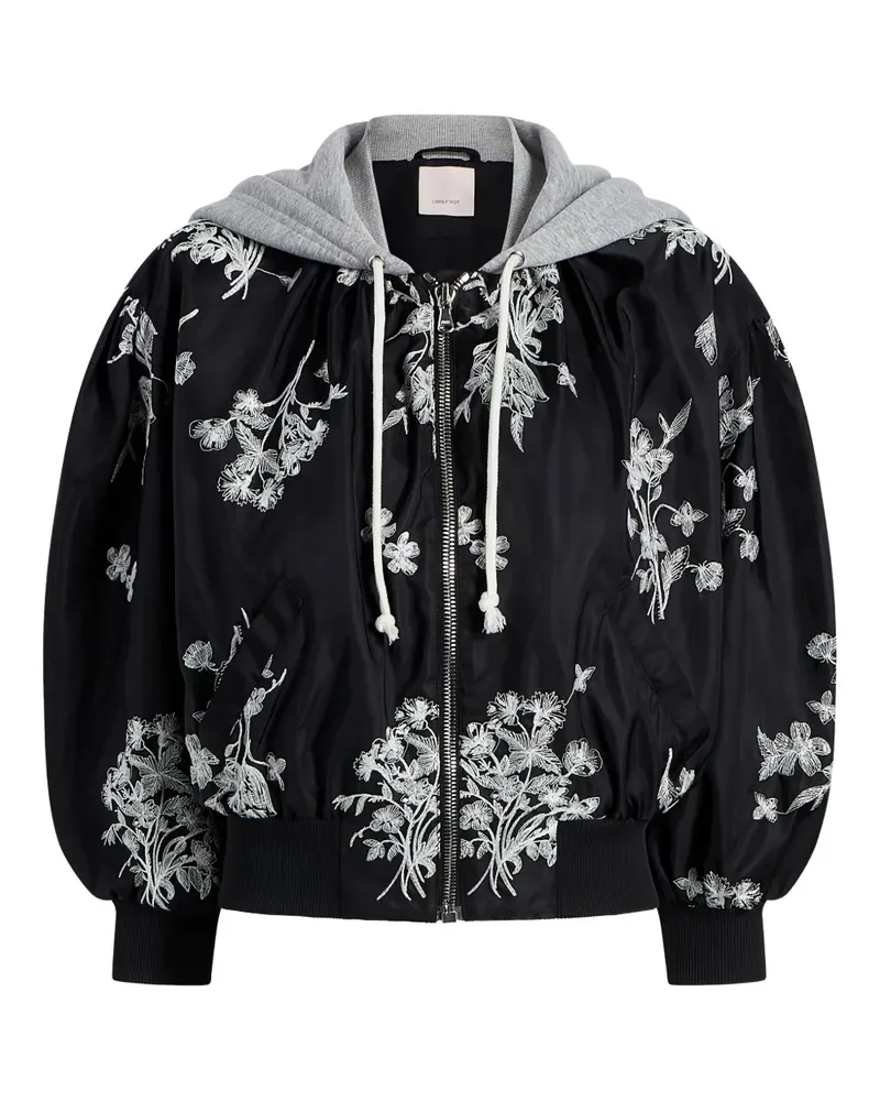 Cinq à Sept Ollie Jacke mit Puffärmeln - Schwarz Schwarz