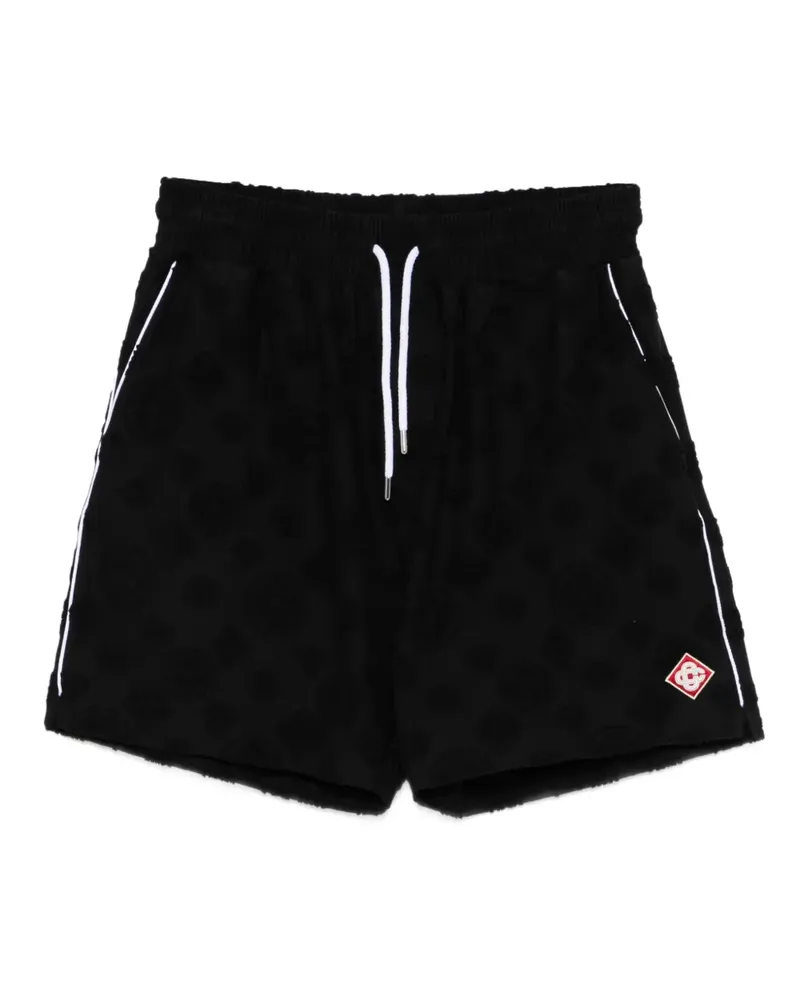 Casablanca Paris Shorts mit Kordelzug - Schwarz Schwarz