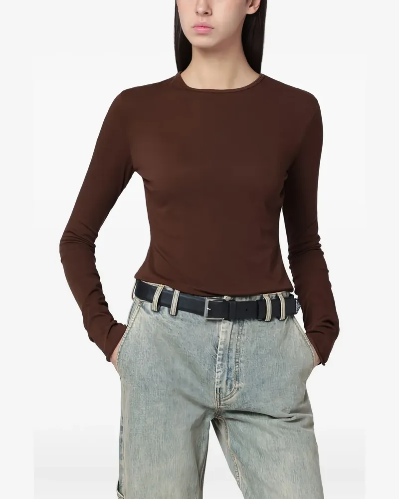 Entire Studios long-sleeves crew-neck T-shirt - Braun Braun