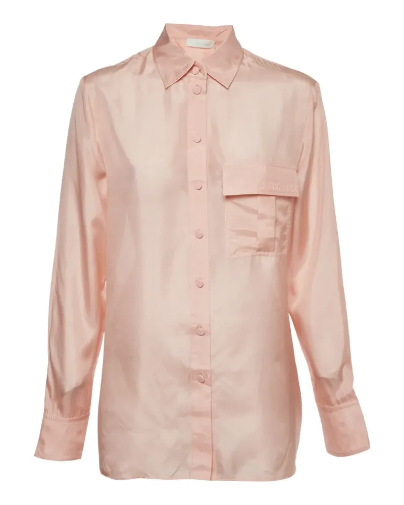 Zimmermann Halliday Manstyle Hemd - Rosa Rosa