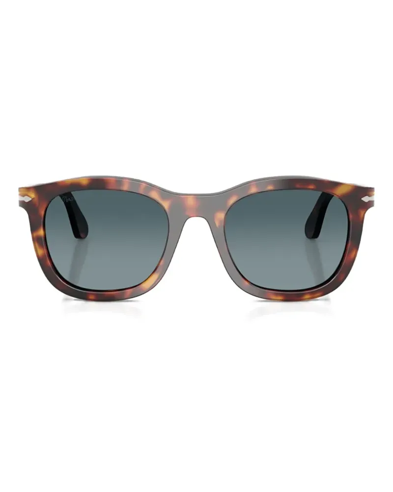 Persol havana square-frame sunglasses - Braun Braun