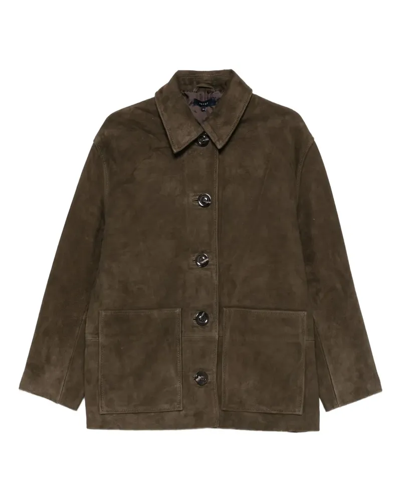 Soeur Vincenzo Wildlederjacke mit Knopfverschluss - Grün Grün