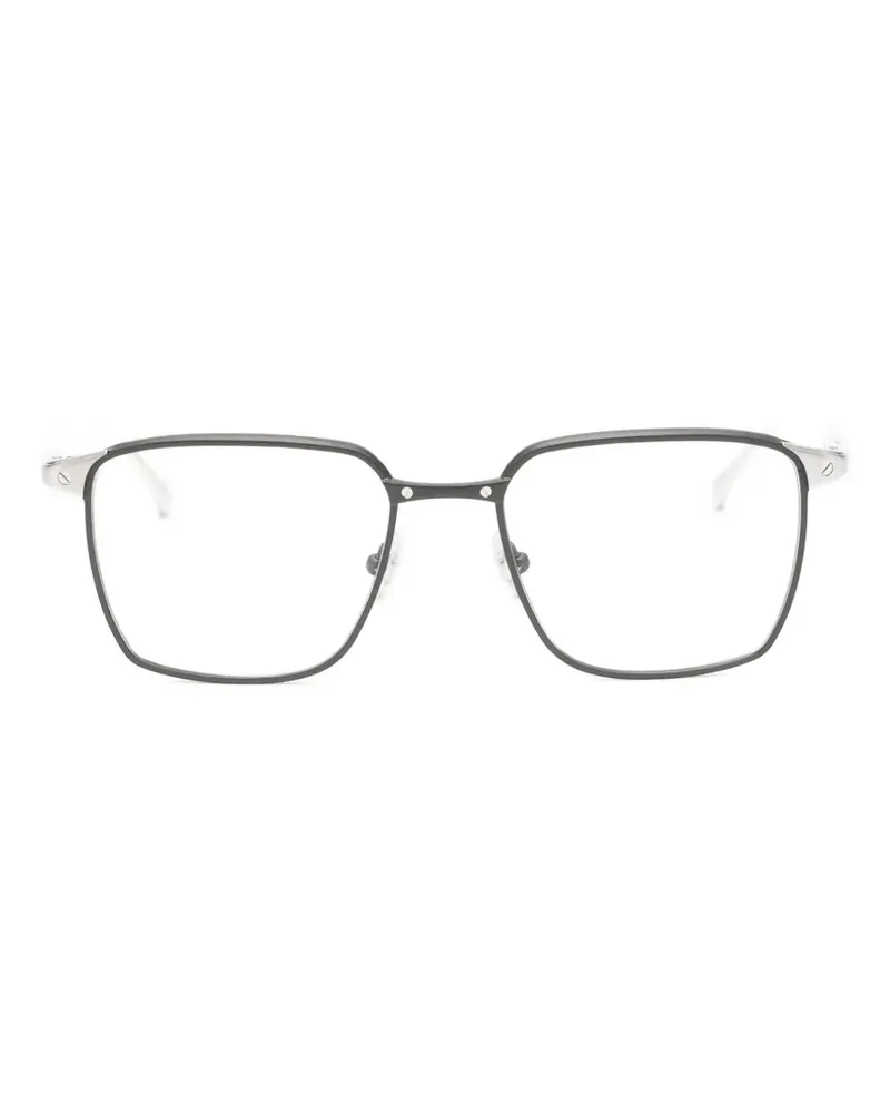 Cartier square-frame glasses - Schwarz Schwarz
