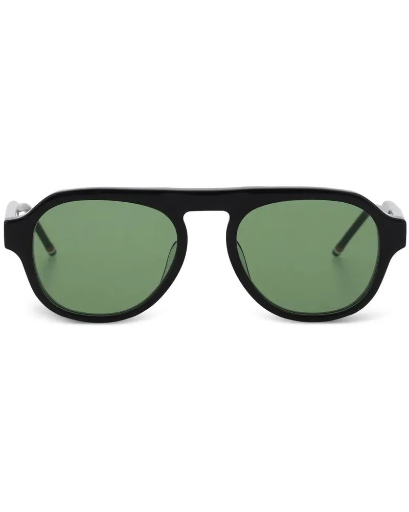 Thom Browne Getönte Pilotenbrille - Schwarz Schwarz