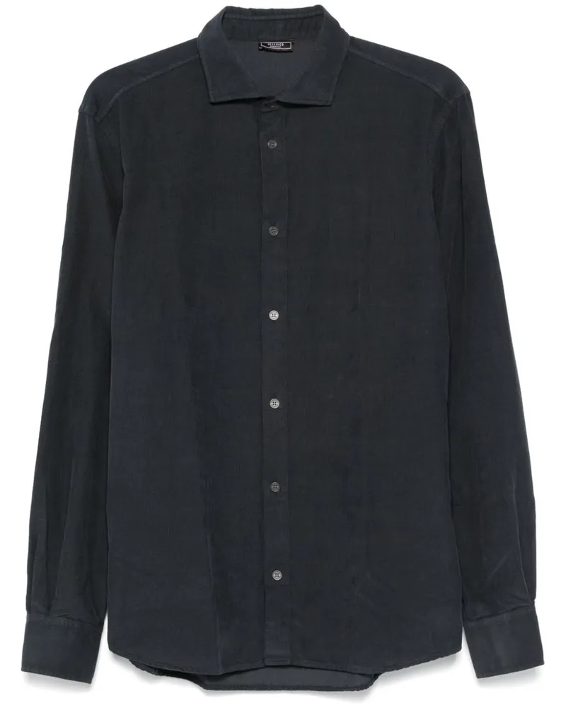 Peserico Hemd aus Cord - Blau Blau