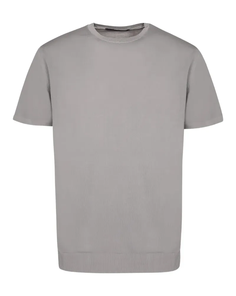 Daniele Fiesoli crew-neck ribbed-trim T-shirt - Grau Grau