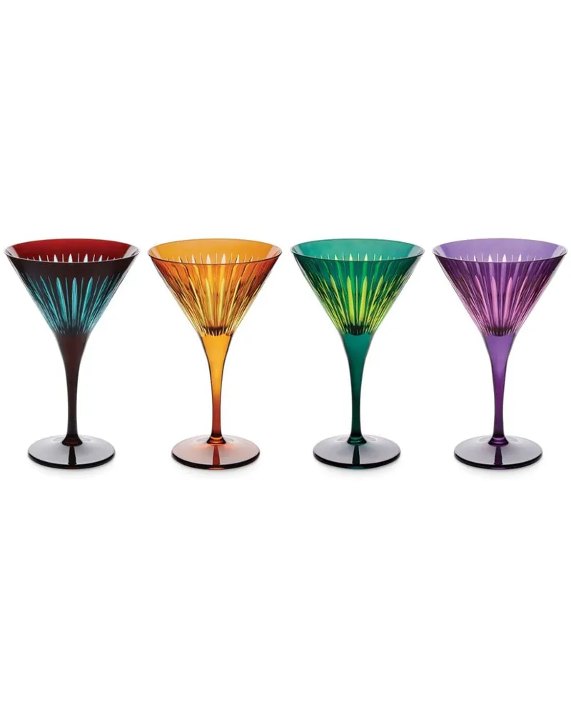 L’OBJET Prism Martinigläser (4er-Set) - Violett Violett
