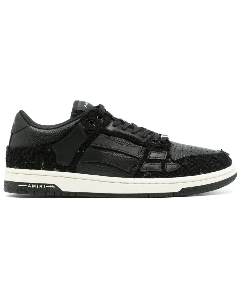 Amiri Skel Bouclé-Sneakers - Schwarz Schwarz