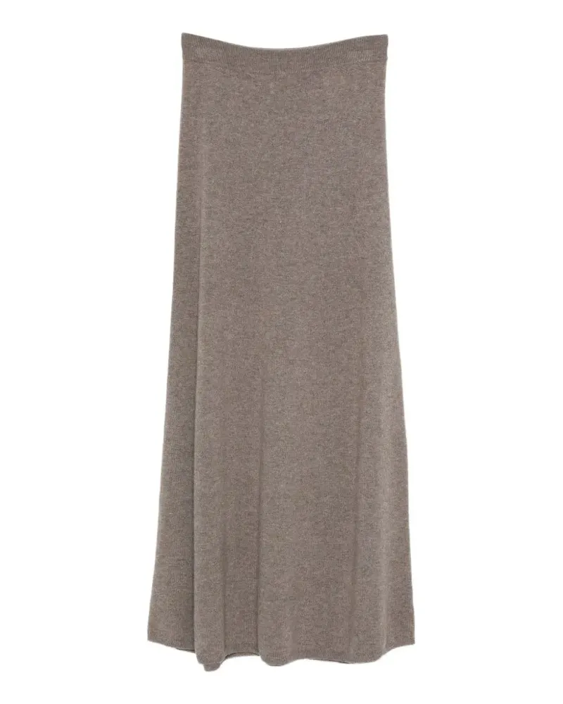 Lisa Yang Torie A-line midi skirt - Nude Nude