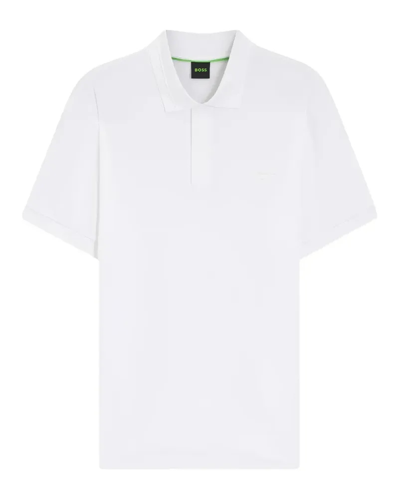 HUGO BOSS x Porsche logo-print polo shirt - Weiß Weiß