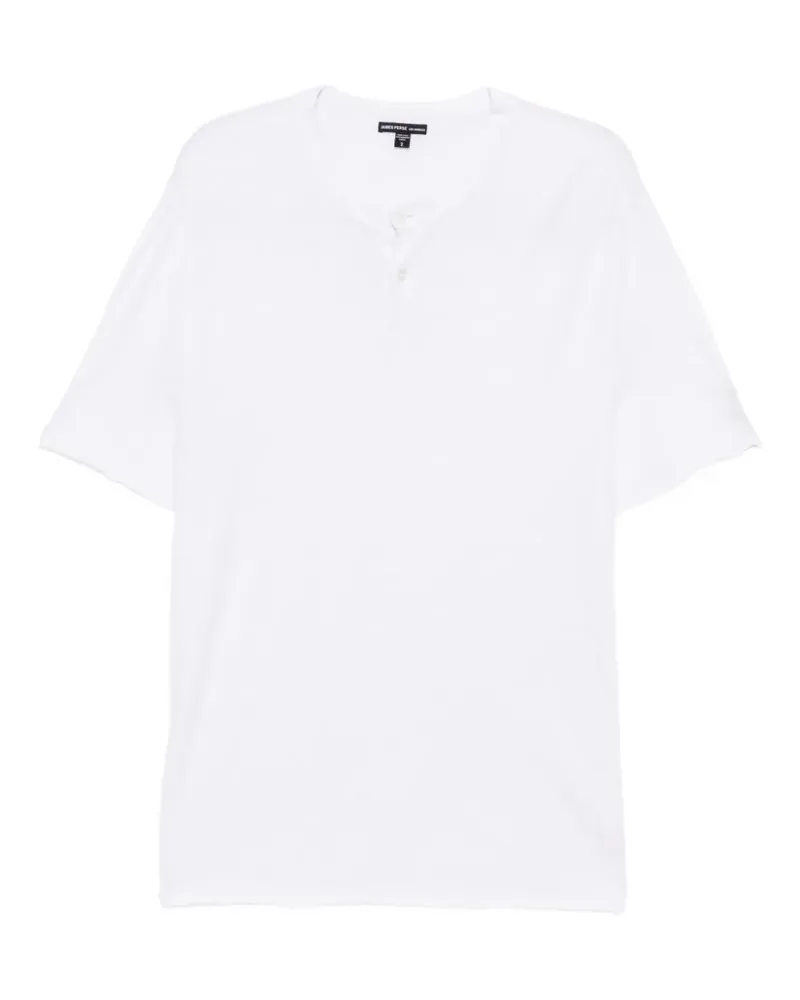 James Perse Slub T-Shirt - Weiß Weiß