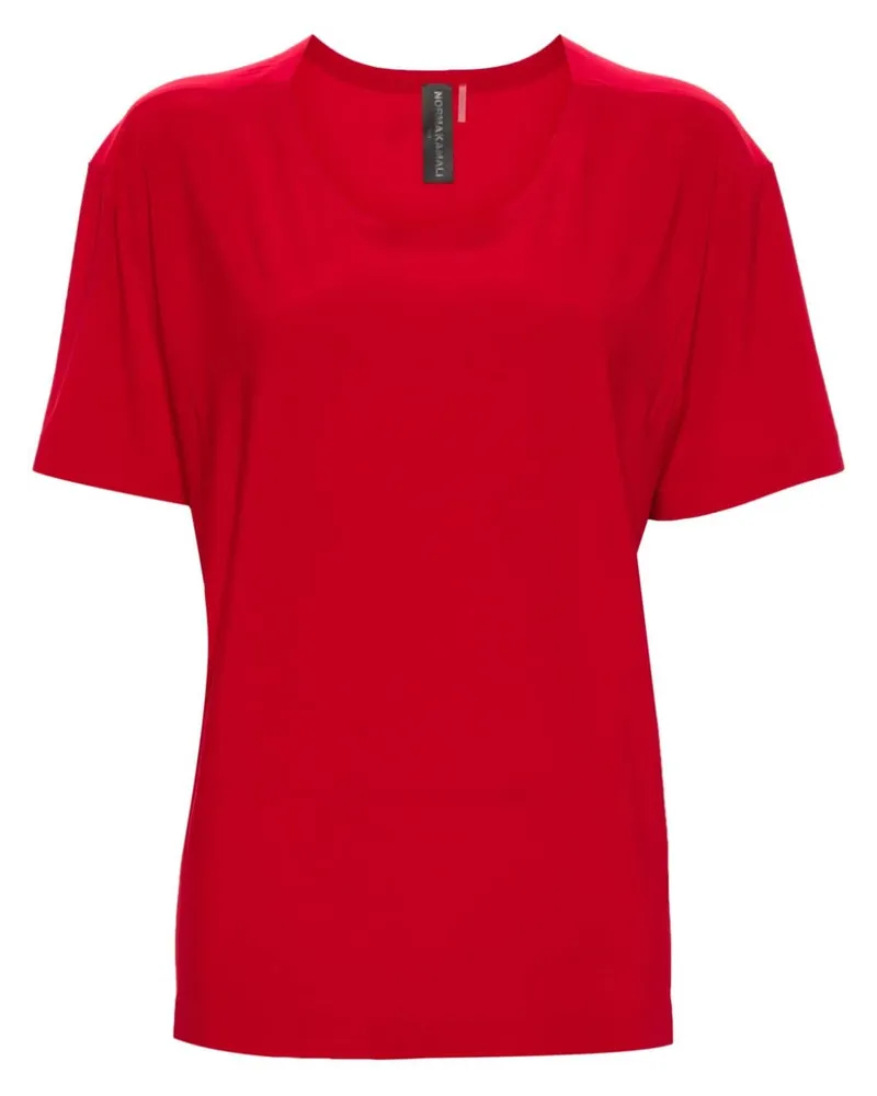 Norma Kamali T-Shirt aus Jersey - Rot Rot