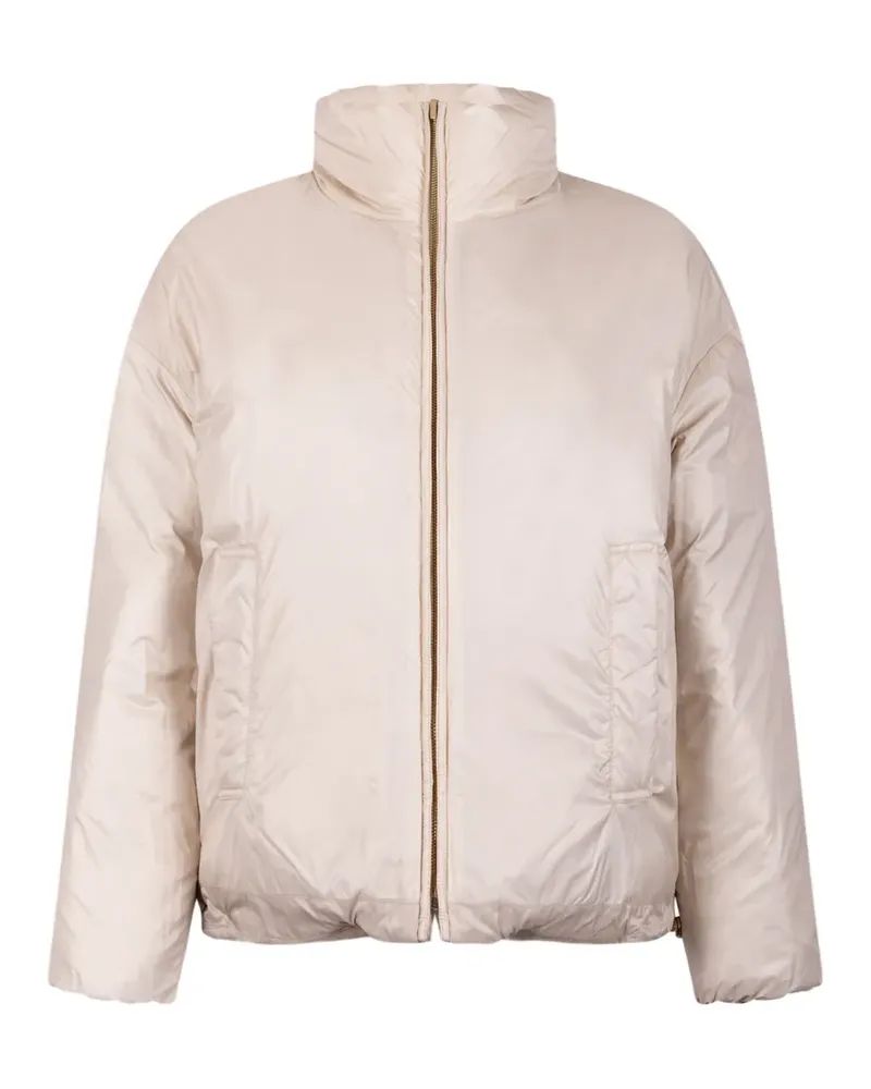 Max Mara short reversible cashmere puffer jacket - albino - Nude Nude