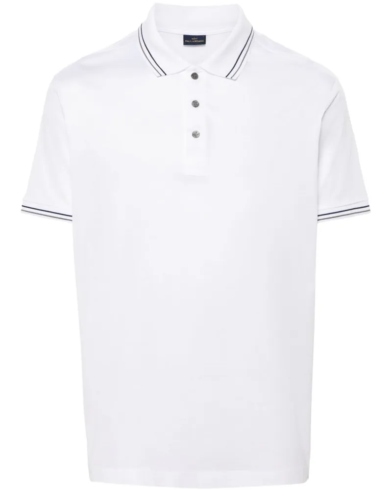 Paul & Shark Save the Sea Poloshirt - Weiß Weiß