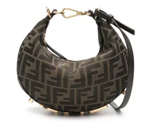 Mini graphy Handtasche - Braun