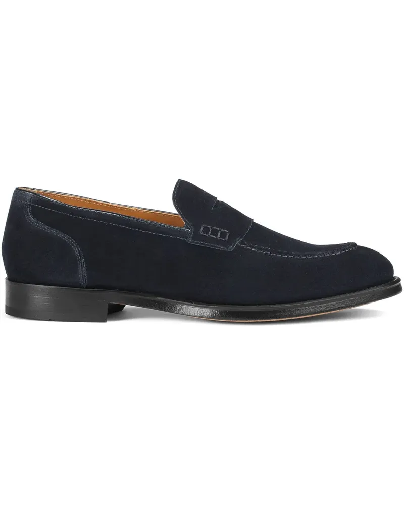 Doucal´s Loafer aus Wildleder - Blau Blau