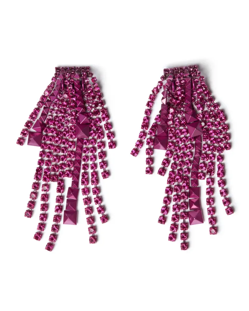 Valentino Garavani Brightrain Ohrringe mit Kristallen - Rosa Rosa