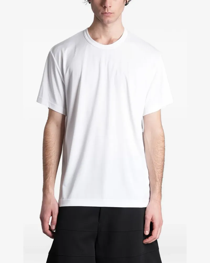 Comme des Garçons T-Shirt in Colour-Block-Optik - Weiß Weiß