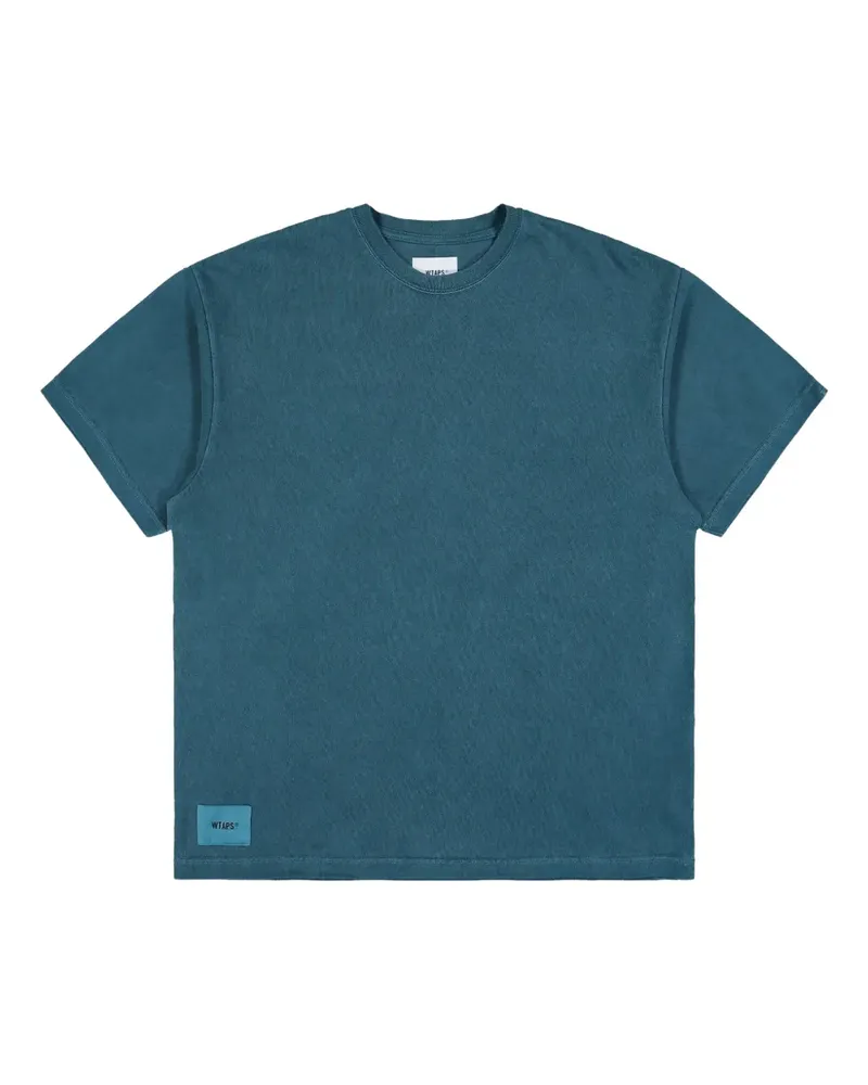 WTAPS Sign 02 T-Shirt aus Baumwolle - Blau Blau