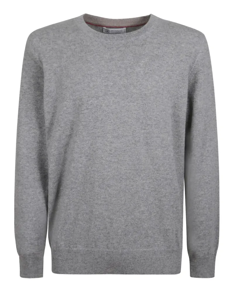 Brunello Cucinelli Pullover mit Rundhalsausschnitt - Grau Grau