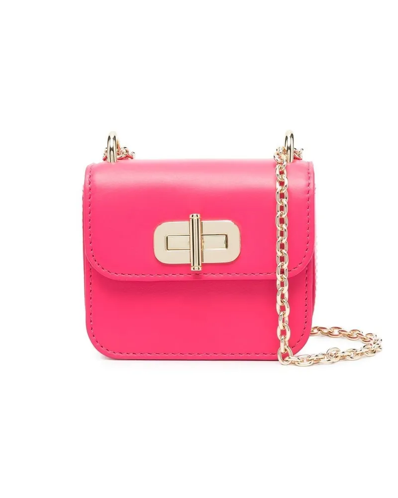 Tommy Hilfiger Umhängetasche aus Leder - Rosa Rosa
