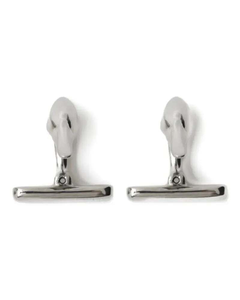 Burberry duck sculpted cufflinks - Silber Silber