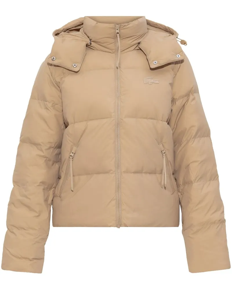Lacoste Daunenjacke mit lockerem Schnitt - Nude Nude
