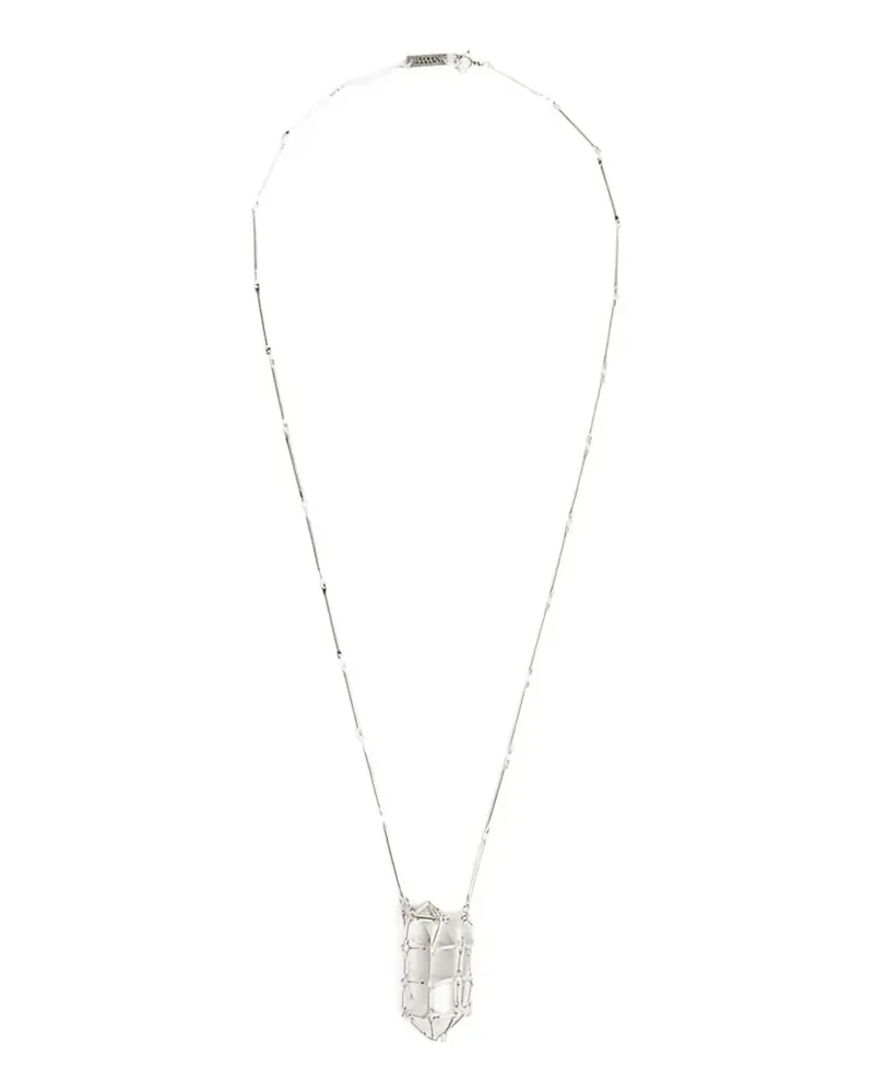 Isabel Marant Rock Crystal necklace - Silber Silber