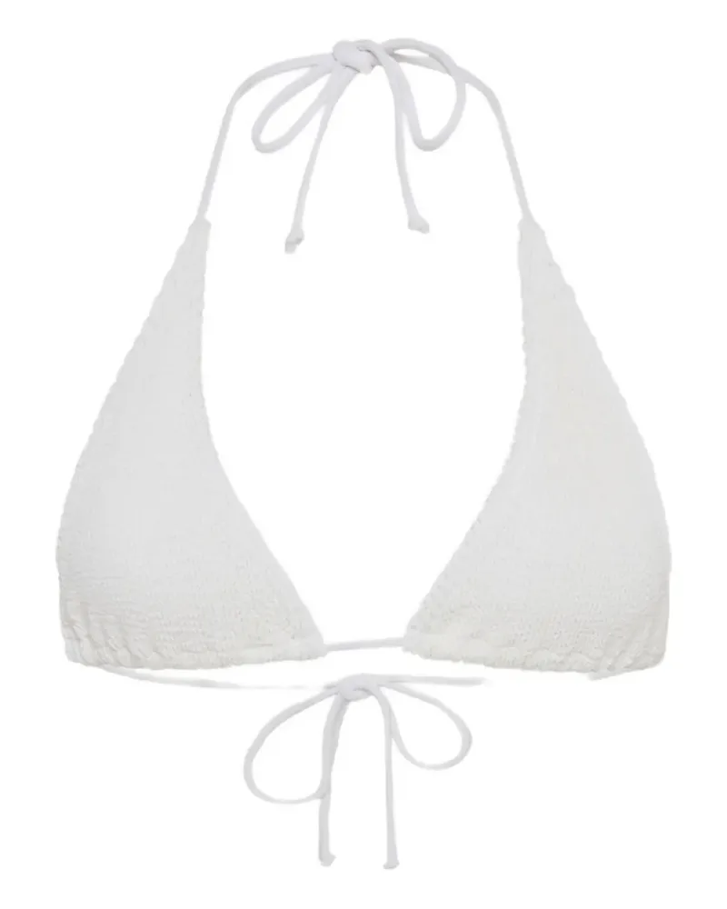 bond-eye Sofie triangle bikini top - Weiß Weiß