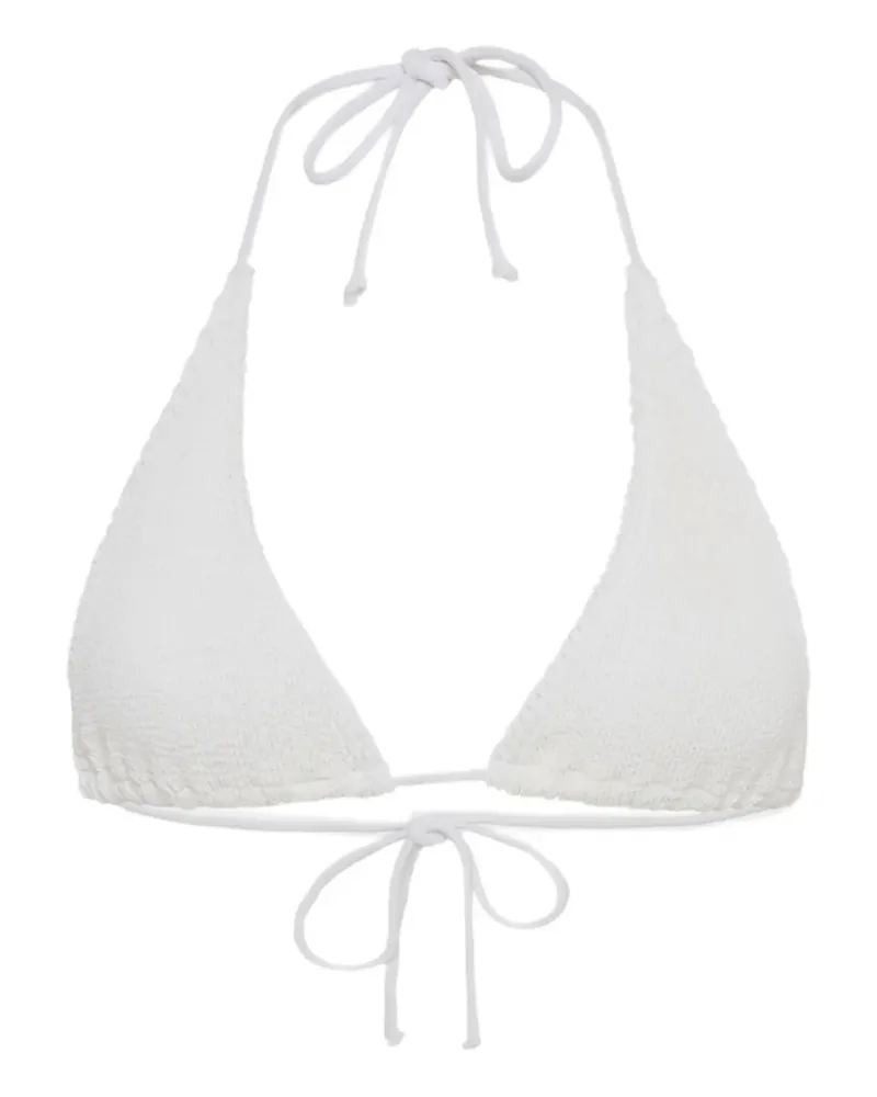 bond-eye Sofie Triangel-Bikinioberteil - Weiß Weiß