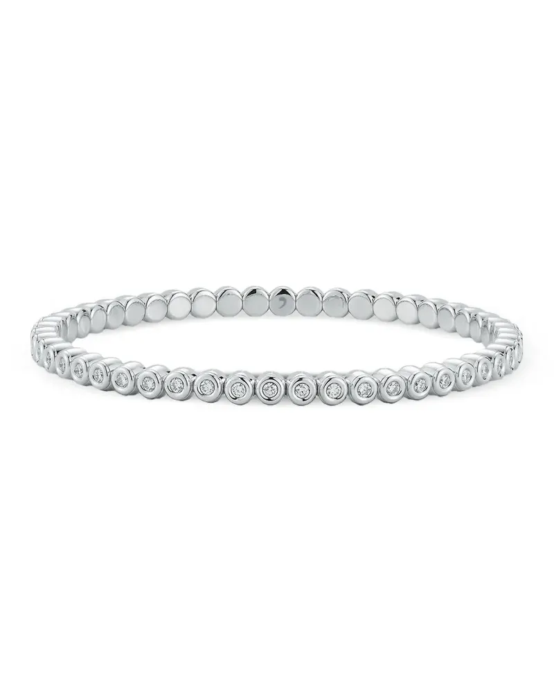 Roberto Demeglio Verlängerbares Armband mit Diamanten - Silber Silber