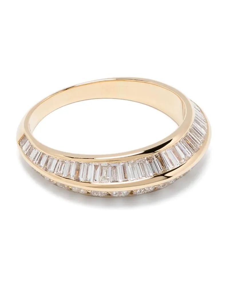 Lizzie Mandler 18kt Gelbgoldring mit Diamanten Gold