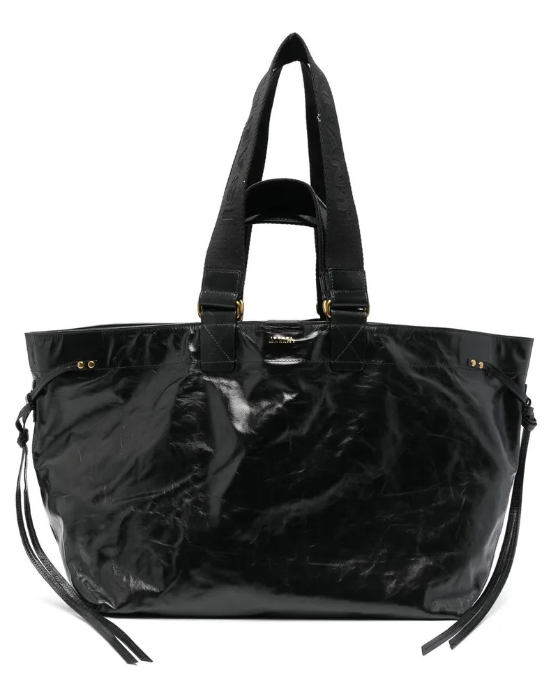 Isabel Marant Wardy Handtasche mit Finish - Schwarz Schwarz