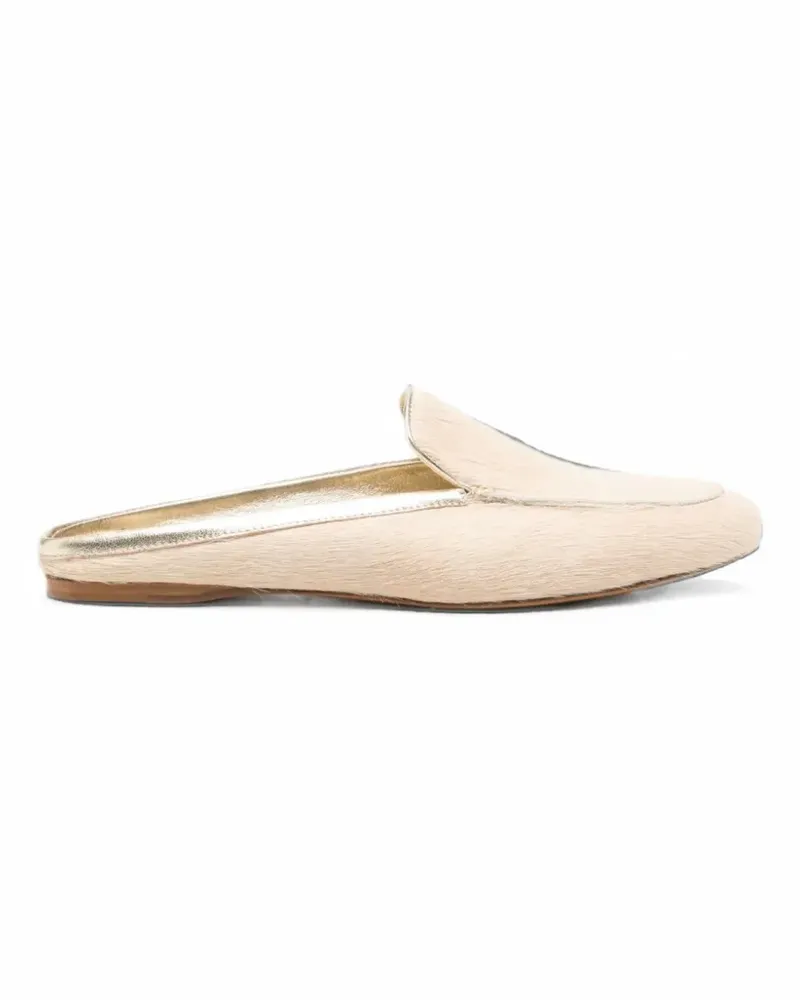 forte_forte Loafer mit Ponyhaar - Nude Nude