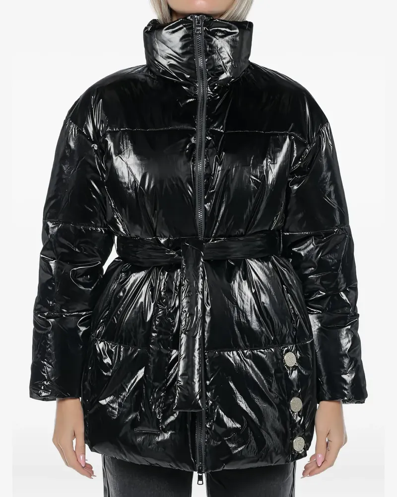Armani Exchange Steppjacke mit Stehkragen - Schwarz Schwarz