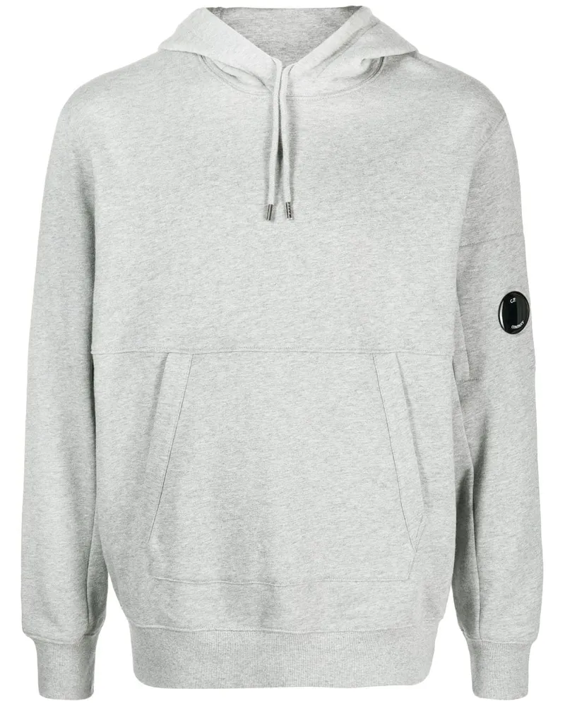 C.P. Company Hoodie mit Linsen-Detail - Grau Grau