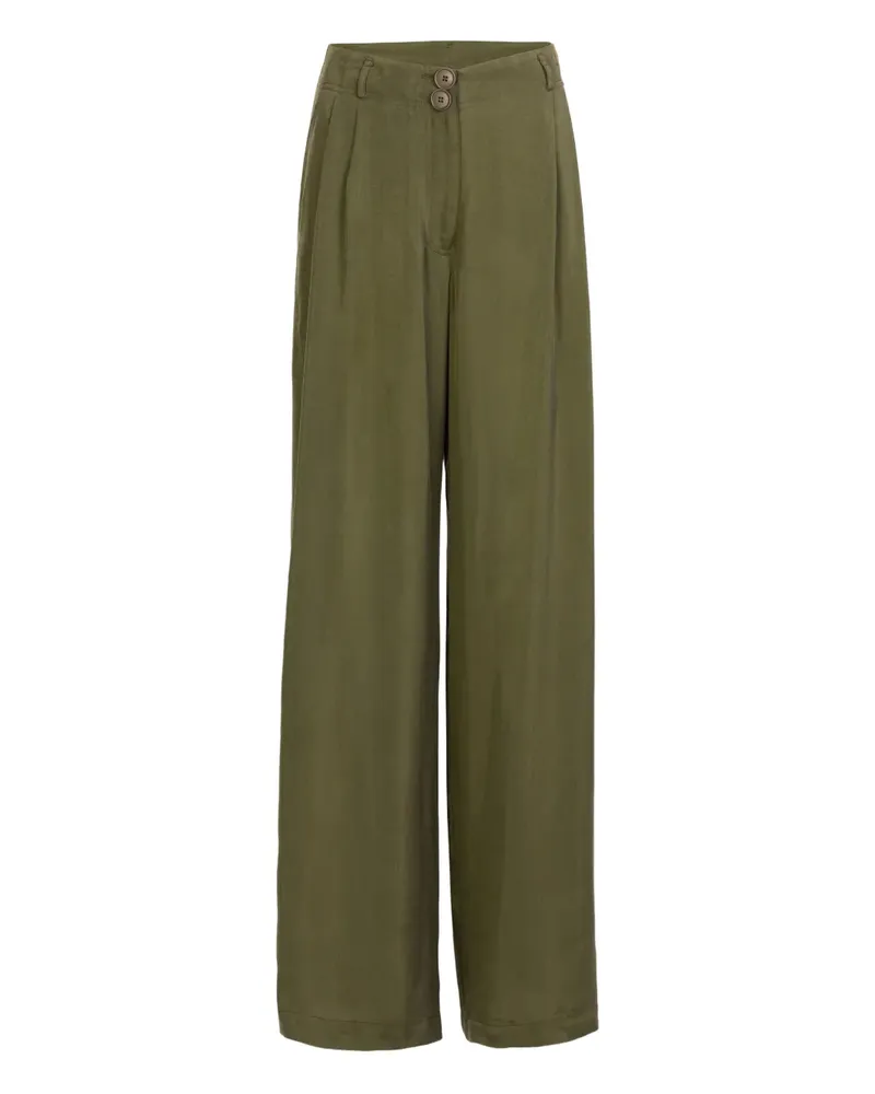Silvia Tcherassi Opal pleated trousers - Grün Grün
