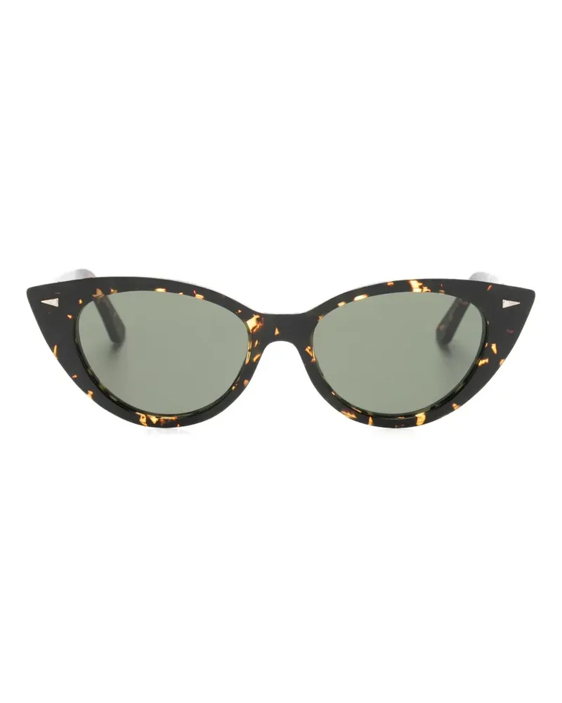 AHLEM Gambetta Cat-Eye-Sonnenbrille - Braun Braun