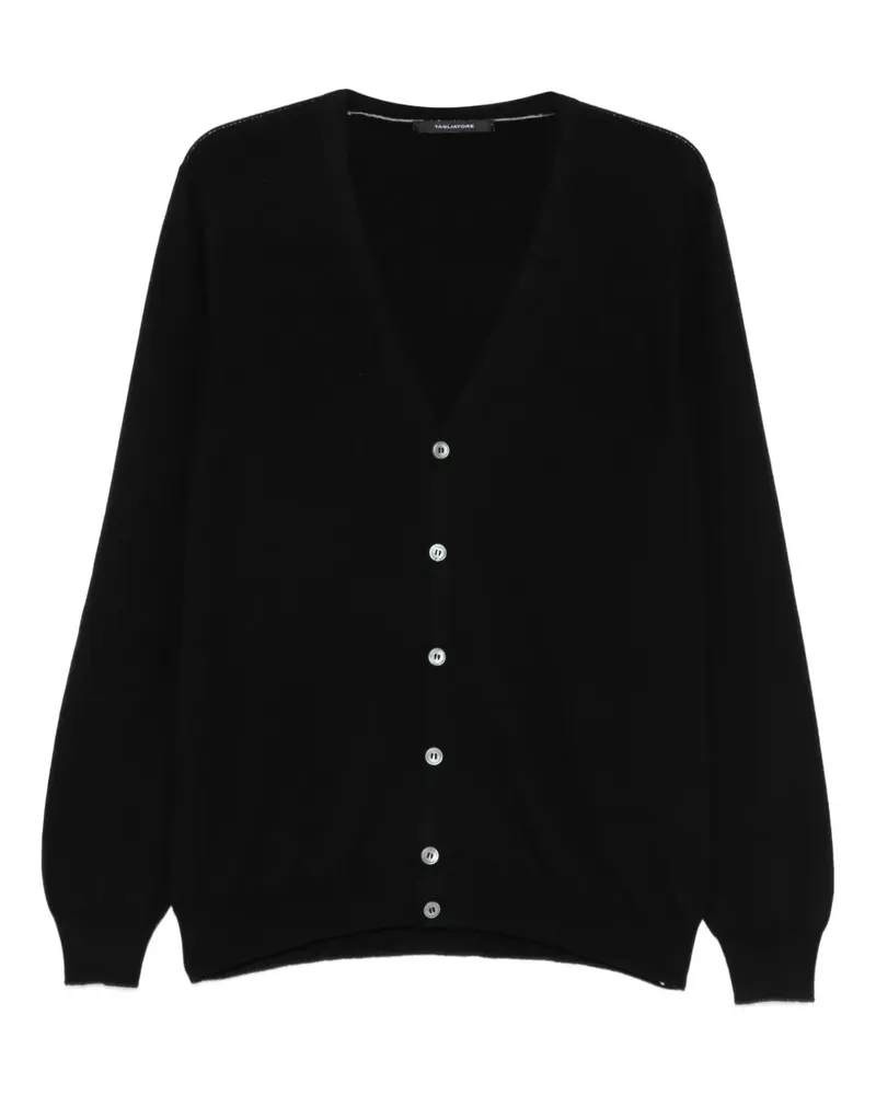 Tagliatore Geknöpfter Kieran Cardigan - Schwarz Schwarz