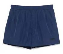 Badeshorts mit Logo-Stickerei - Blau