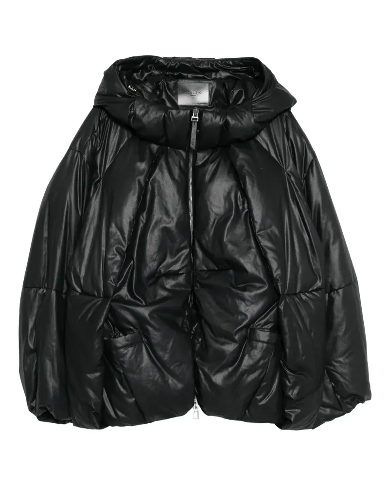 SONGZIO Gesteppte Bias Jacke - Schwarz Schwarz