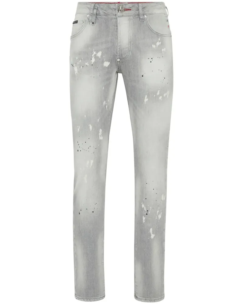 Philipp Plein Racing Club Jeans - Grau Grau