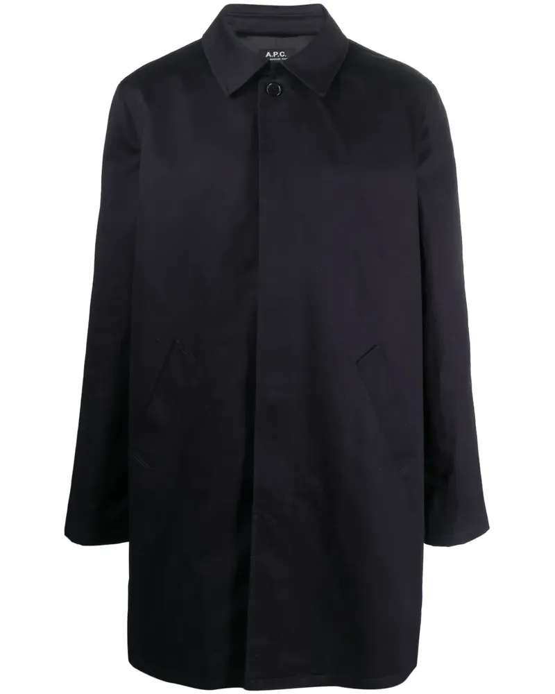 A.P.C. Ville Regenmantel - Blau Blau