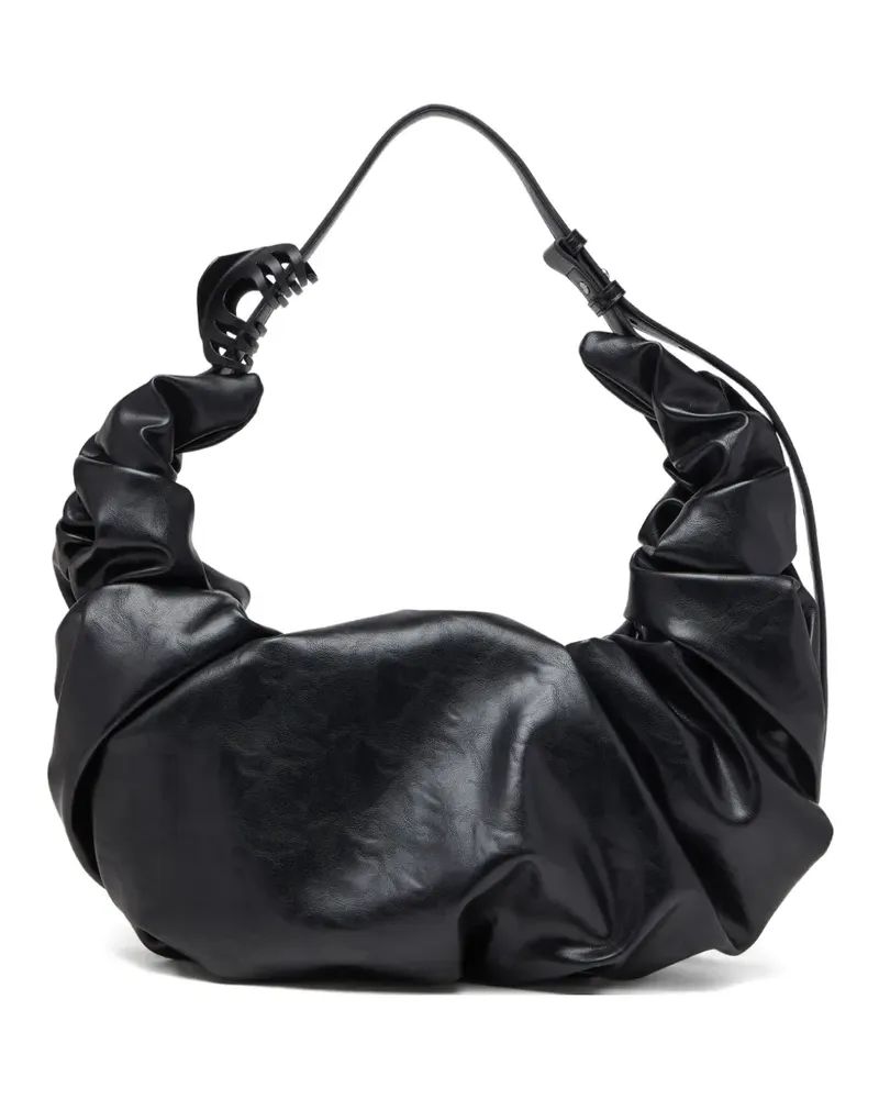 Diesel Große Grab-D Schultertasche - Schwarz Schwarz