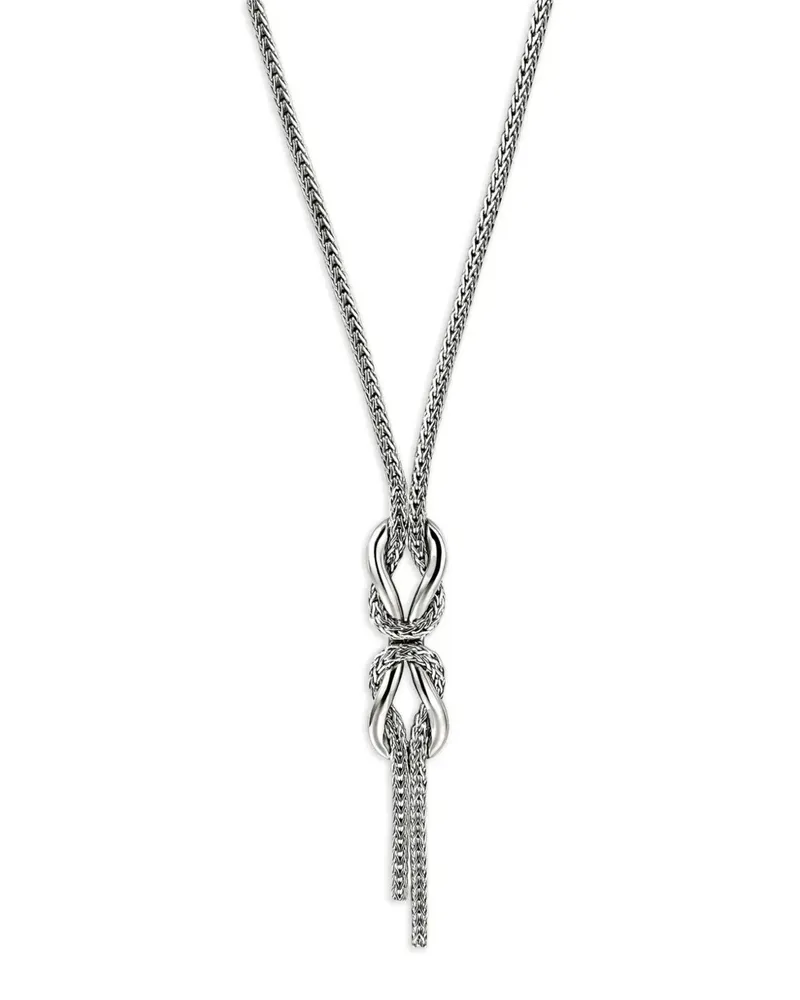 John Hardy Infinite Love Knot Halskette - Silber Silber