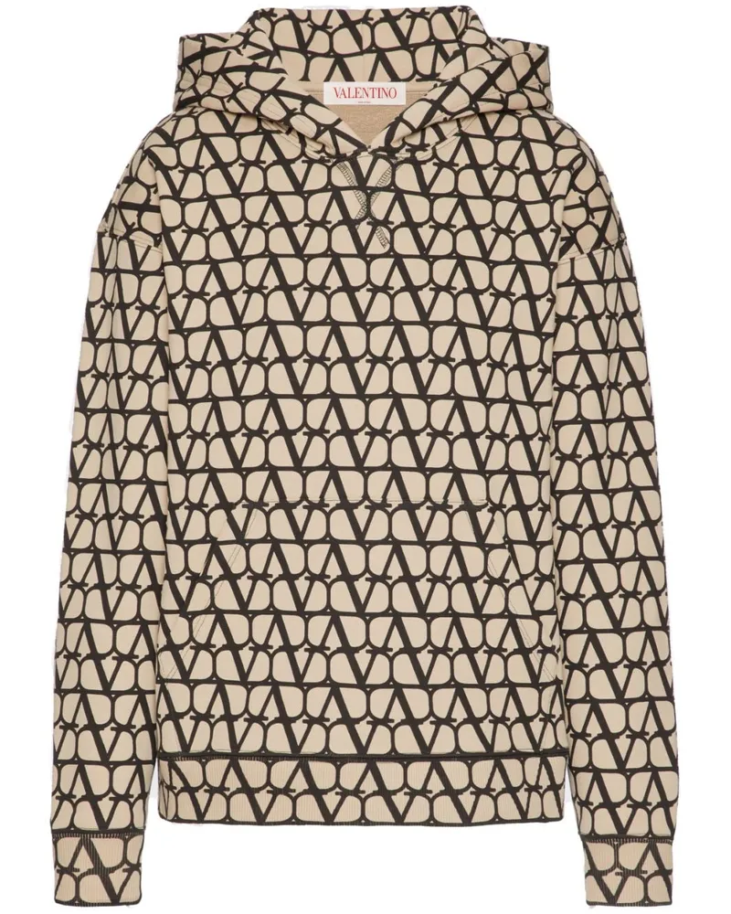Valentino Garavani Toile Iconographe Hoodie - Nude Nude