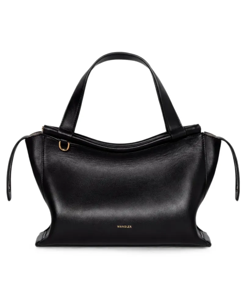 WANDLER Ida leather shoulder bag - Schwarz Schwarz