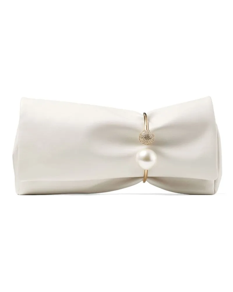Jimmy Choo Xandra Clutch - Weiß Weiß