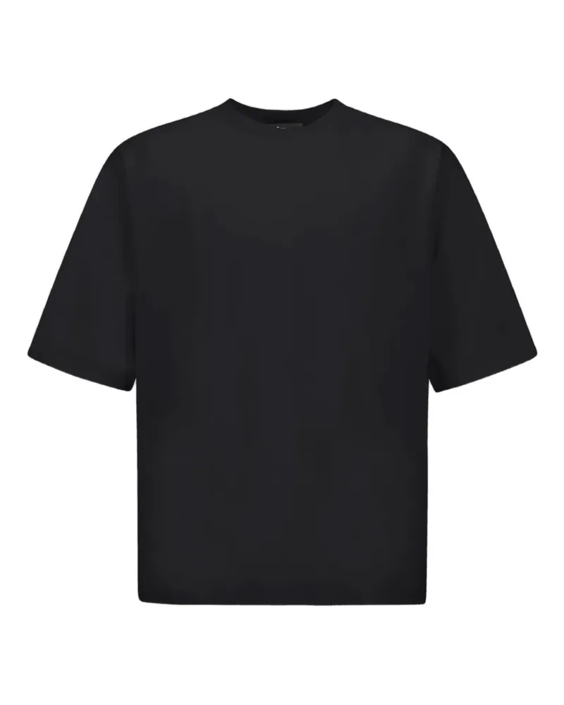 Herno Klassisches T-Shirt - Schwarz Schwarz