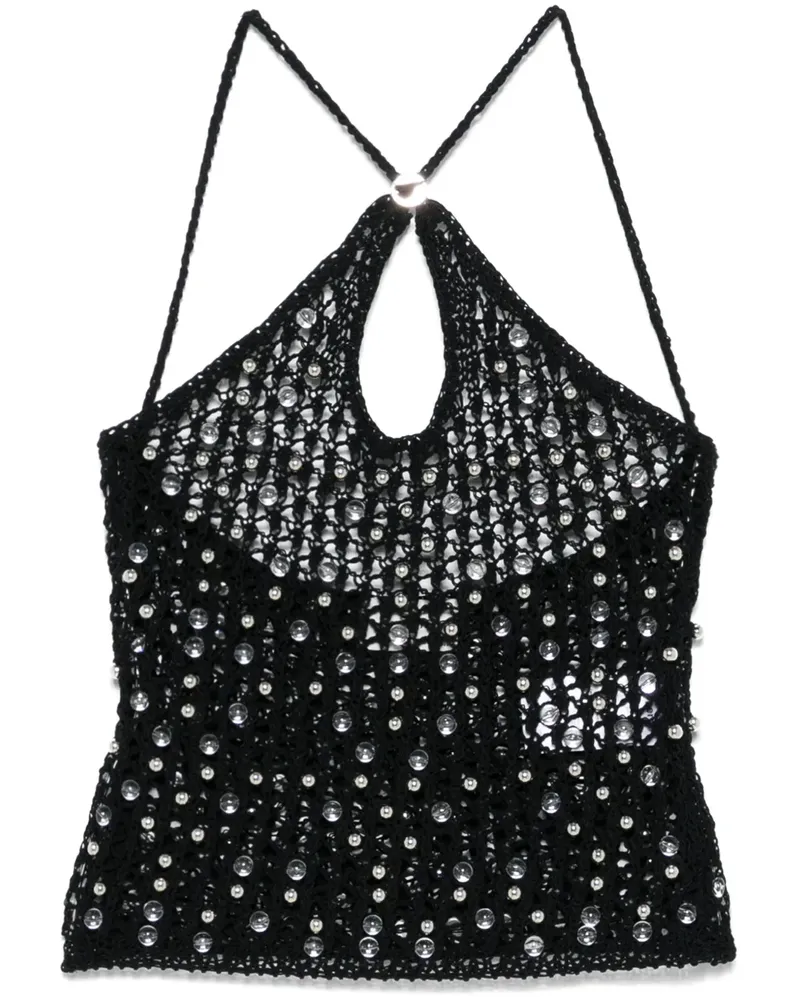 COPERNI Strickoberteil mit Perlen - Schwarz Schwarz